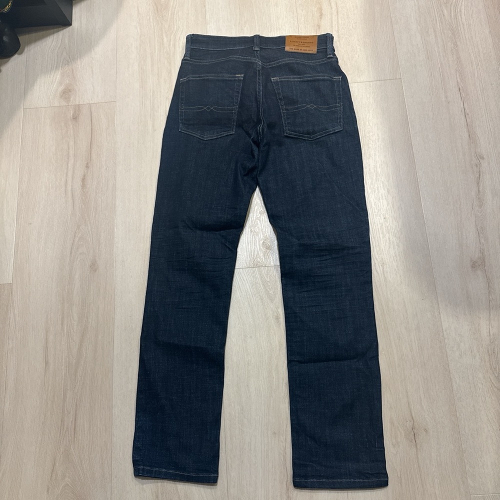 Lucky Brand Men's  Straight Leg Jeans in Dark Blue - Picture 3 of 8